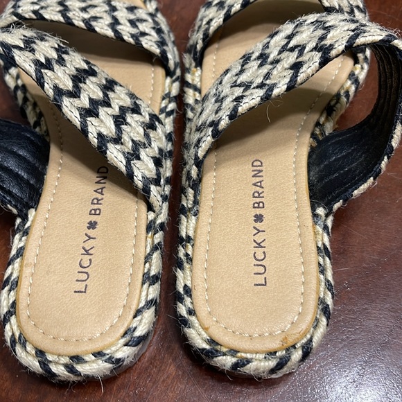 Lucky Brand Decime  Slip On Slide Sandals - Picture 6 of 10